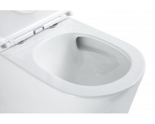 Унитаз-моноблок со смывом TORNADO с сиденьем  soft close BelBagno TRE-TOR BB673CP-MN-TOR/SC