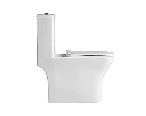 Унитаз-моноблок с сиденьем дюропласт soft close, P-trap BelBagno NEON BB8617CPR-MN/SC Унитаз-моноблок с сиденьем дюропласт soft close, P-trap BelBagno NEON BB8617CPR-MN/SC