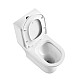 Унитаз-моноблок с сиденьем дюропласт soft close, P-trap BelBagno LOUNGE BB8618CPR-MN/SC