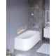 Акриловая ванна угловая правосторонняя 165х80 см, CEZARES CZR-LUX-CORNER-165-80-58-R