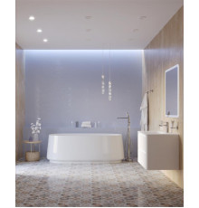 Акриловая ванна отдельностоящая 170х82 см, CEZARES CZR-LUX-CENTRAL-170-82-58