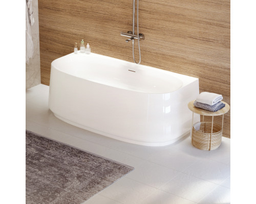 Акриловая ванна пристенная 170х80 см, CEZARES CZR-LUX-WALL-170-80-58