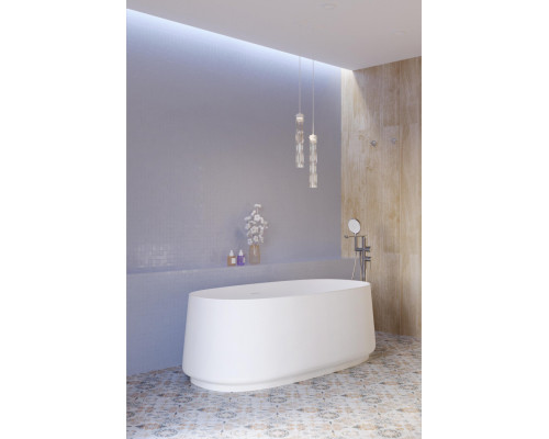 Акриловая ванна 170х82 см матовая, CEZARES CZR-LUX-CENTRAL-170-82-58-MATT