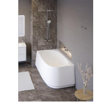 Акриловая ванна угловая левосторонняя 165х80 см. CEZARES CZR-LUX-CORNER-165-80-58-L