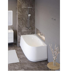 Акриловая ванна угловая левосторонняя 165х80 см. CEZARES CZR-LUX-CORNER-165-80-58-L