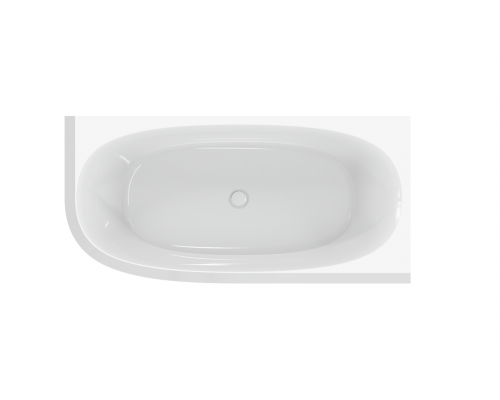 Акриловая ванна угловая правосторонняя 165х80 см, CEZARES CZR-LUX-CORNER-165-80-58-R