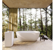 Ванна из искусственного камня Solid Surface 1600х800х540 CEZARES CZR-STYLUS-160-80-54-SSB