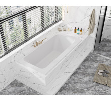 Ванна встраиваемая из искусственного камня Solid Surface 1700x800x570 CEZARES CZR-SLIDER-170-80-57-SSB