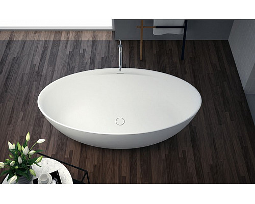 Ванна из литьевого мрамора CEZARES TITAN-OVAL-170-85-57 Ванна из литьевого мрамора CEZARES TITAN-OVAL-170-85-57