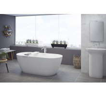 Ванна из литьевого мрамора CEZARES TITAN-ROUND-170-75-57