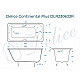 Ванна чугунная Delice Continental PLUS 150х70 с отверстиями под ручки DLR230633R