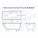 Ванна чугунная Delice Continental PLUS 170х70 DLR230634