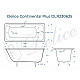 Ванна чугунная Delice Continental PLUS 170х75 DLR230635