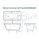 Ванна чугунная Delice Continental PLUS 100х70 с отверстиями под ручки DLR230642R