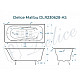 Ванна чугунная Delice Malibu 140х75 с антискользящим покрытием DLR230628-AS