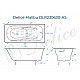 Ванна чугунная Delice Malibu 170х80 с антискользящим покрытием DLR230630-AS