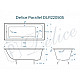 Ванна чугунная Delice Parallel 170х70 DLR220505