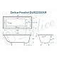 Ванна чугунная Delice Parallel 170х70 с ручками DLR220505R