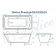 Ванна чугунная Delice Prestige 170х70 DLR230624