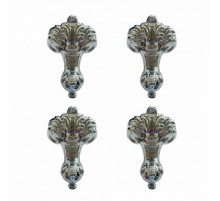 Ножки декоративные для отдельностоящей ванны Delice Vintage Хром комплект 4 шт