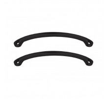 Ручки для чугунных ванн Черные матовые дугообразные Delice серия Elite (комплект 2 шт)