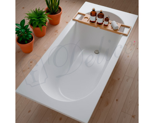 Ванна из литьевого мрамора Delice Bravo 160х70 глянцевая DLR330033-G