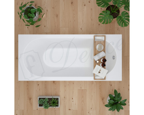 Ванна из литьевого мрамора Delice Bravo 170х70 глянцевая DLR330034-G