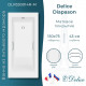Ванна из литьевого мрамора Delice Diapason 150х75 матовая с ручками Хром DLR330014R-M