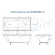 Ванна из литьевого мрамора Delice Bravo 190х90 глянцевая DLR330039-G