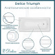 Ванна из литьевого мрамора Delice Triumph 170х75 матовая DLR330011-M