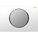Заказать Смывная клавиша Geberit Sigma10 белый/матовый хром/матовый хром для одинарного смыва 115.758.KL.5 в магазине сантехники Santeh-Crystal.ru