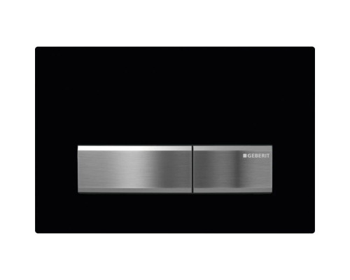 Купить Смывная клавиша Geberit Sigma50 черный для двойного смыва 115.788.DW.5 в магазине сантехники Santeh-Crystal.ru