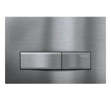 Смывная клавиша Geberit Sigma50 матовый алюминий для двойного смыва 115.788.GH.5