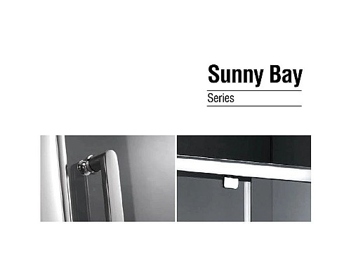 Заказать Душевой уголок 90х90 см Gemy Sunny Bay S28071 прозрачное в магазине сантехники Santeh-Crystal.ru