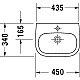 Заказать Раковина 45х34 см Duravit D-Code Med 07074500002 в магазине сантехники Santeh-Crystal.ru