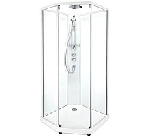 Душевая кабина 100х100х215 см IDO Showerama 10-5 Comfort 558.207.313 прозрачное