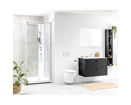 Приобрести Душевая кабина 90х90х215 см IDO Showerama 10-5 Comfort 558.210.302 прозрачное в магазине сантехники Santeh-Crystal.ru