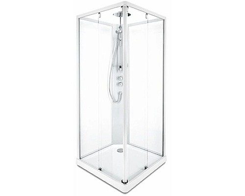 Купить Душевая кабина 90х90х215 см IDO Showerama 10-5 Comfort 558.209.301 прозрачное в магазине сантехники Santeh-Crystal.ru