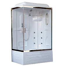 Душевая кабина 100х80х217 см Royal Bath RB8100BP2-T-CH-R прозрачное