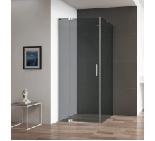 Душевой уголок 100-110х89,5 см Cezares SLIDER-AH-1-90-100/110-GRIGIO-Cr серое