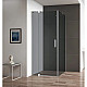 Приобрести Душевой уголок 100-110х89,5 см Cezares SLIDER-AH-1-90-100/110-GRIGIO-Cr серое в магазине сантехники Santeh-Crystal.ru