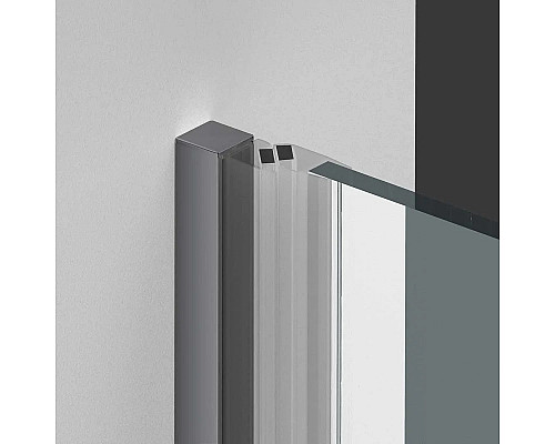 Душевая дверь 60 см Vincea Alpha VDP-3AL600CLGM прозрачное