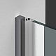 Душевая дверь 60 см Vincea Alpha VDP-3AL600CLGM прозрачное