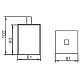 Баночка AltroBagno AltroBagnoCBJ083001Cr