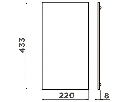 Приобрести Разделочная доска 43,3х22х0,8 см Omoikiri CB-Sintesi-M-WD wood 4999097 в магазине сантехники Santeh-Crystal.ru