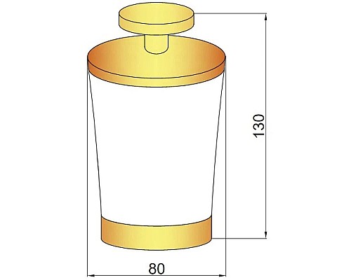 Приобрести Баночка Boheme 10214 в магазине сантехники Santeh-Crystal.ru