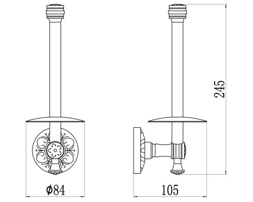 Заказать Держатель запасных рулонов Savol 58C S-005852-1C в магазине сантехники Santeh-Crystal.ru