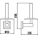 Заказать Держатель запасных рулонов Savol 95 S-009552-1 в магазине сантехники Santeh-Crystal.ru