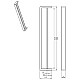 Полотенцедержатель 60,2 см AltroBagno Aperto AltroBagnoAperto081403NeOp