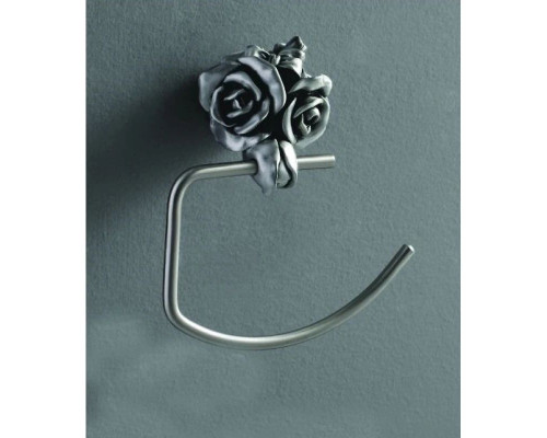 Заказать Полотенцедержатель серебро Art&Max Rose AM-0916-T в магазине сантехники Santeh-Crystal.ru